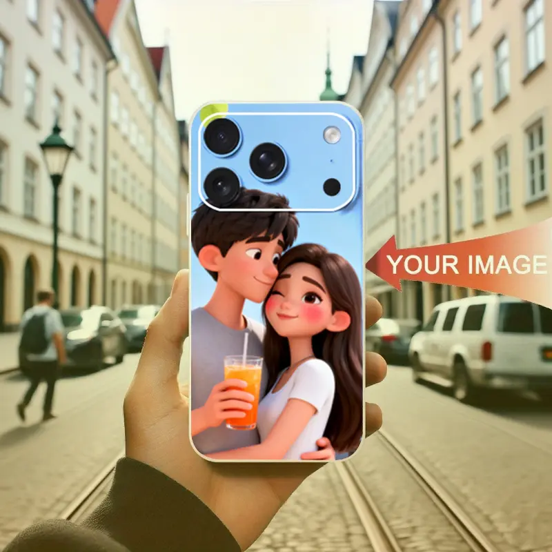 Custom Photo Phone Case – Please Send Image After Purchase.Phone case: Customizable personalized phone case, compatible with iPhone 17/16/15/14/13/12/11/X/Pro/Pro Max/Plus models. Scratch-resistant and durable, with a stylish white design.