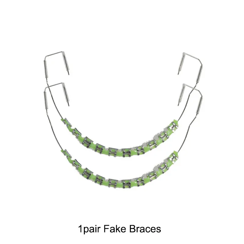 Fluorescent green+transparent box chain