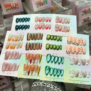 Exquisite nail art, illuminating the tenderness of fingertips