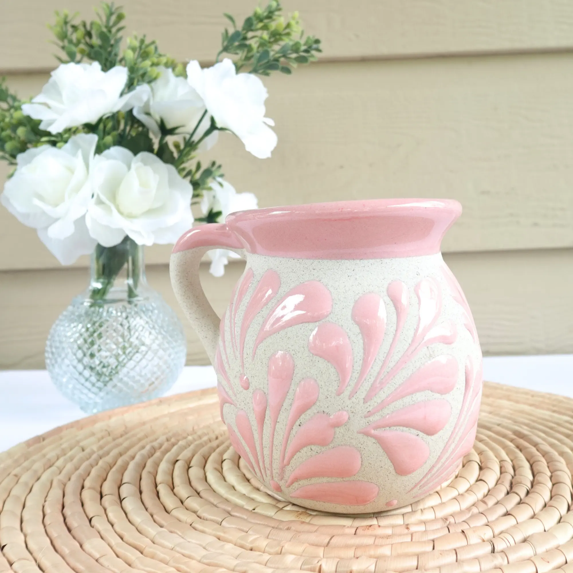 Taza mexicana Barro Clay pink rosita