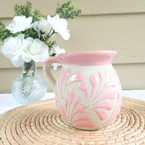 Taza mexicana Barro Clay pink rosita