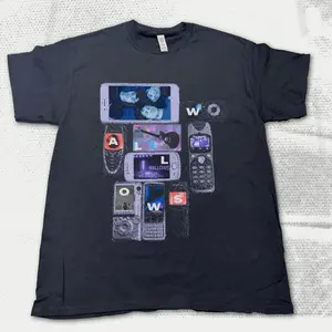 Wallows Inspired Y2K Phone Collage Tee Indie Rock Graphic Shirt Unisex
