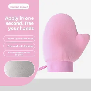 Bath Body Lotion & Self-Tanning Applicator Gloves Accessories Set with Korean Washcloth, Soft Skin-Friendly Design, Mess-Free Hands, No Product Pilling, Ideal for Full-Body Skin Care & Self-Tanning