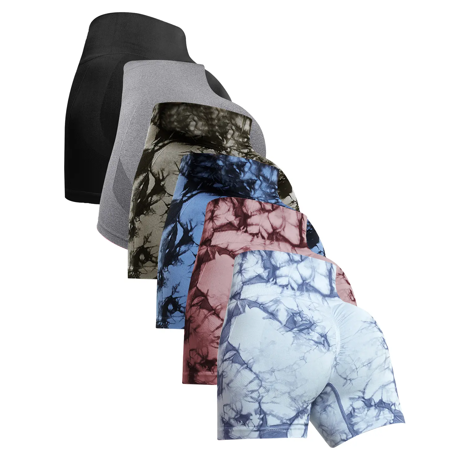 NEW!6PCS-Blackgray+blue+red+blueblack+black+gray