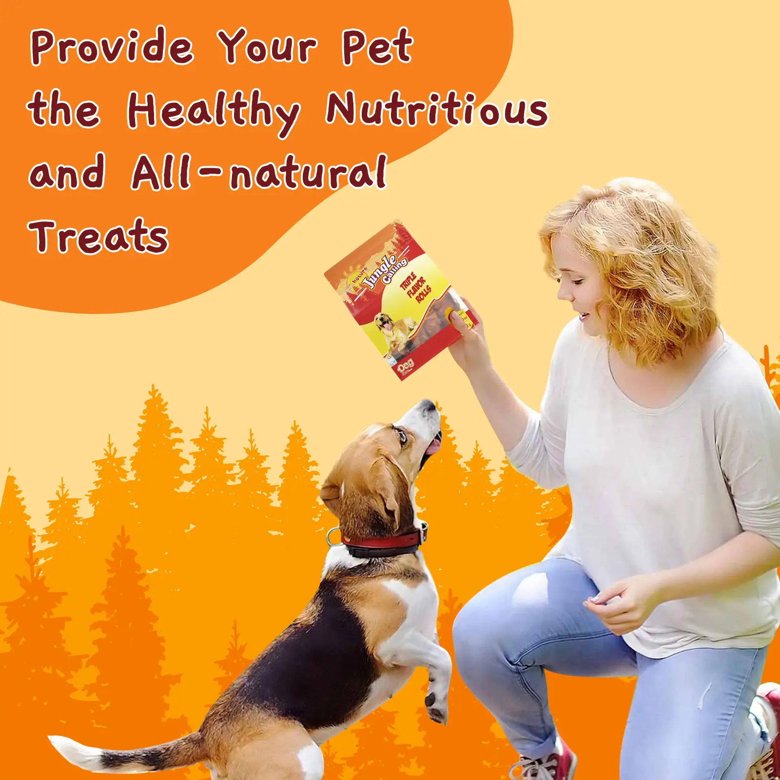 Jungle Calling Chicken, Duck & Beef Rawhide-Free Rolls Dog Treats, 14 oz Bag, Multi-Flavor Dog Chews, Chew Rolls, Chewy Dog Snacks, Pet Treats, Reward Treats, Training Treats, Chicken Dog Treats, Duck Dog Treats, Beef Dog Treats, Rawhide-Free Chews