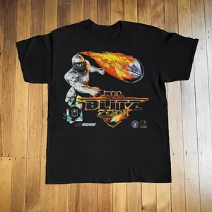 N.F.L Blitz 2001 Vintage T-Shirt Retro Gaming Tee S-5XL