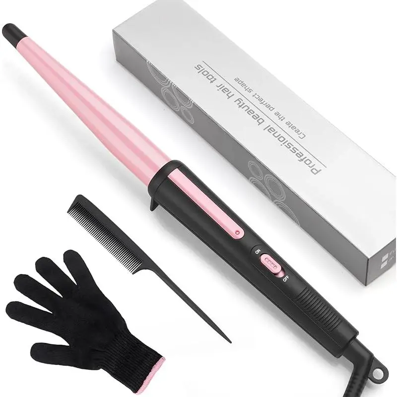 Hair Curling Wand, 0.5-1Inch Tapered Curling Iron  display picture 1