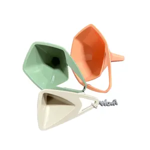 Set of 3 Triangle Funnel Set Herbs Spices, Liquid, Sugar, Easy to use and clean.