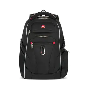SWISSGEAR Scan Smart TSA Laptop 17.5" Backpack - Black: College Softside Bag