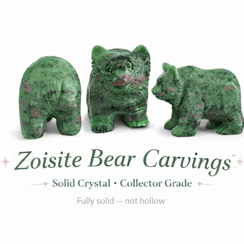 Ruby Zoisite Bear Stunning Bear Shape Unique Eye-Catching Appearance Charming Design Standout Piece for Ruby Zoisite Enthusiasts crystal Home Decorative re Decor