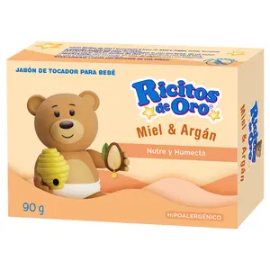 Ricitos De Oro Honey Bee Argan Body Soap  Hypoallergenic for Baby's  Skin