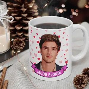 Jacob Elordi Cute  Gift, 11oz and 15oz Coffee/Tea , Jacob Elordi Ceramic Mug, Cool Funny Jacob Elordi  #482