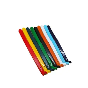 24-Inch Plastic Long Handled Shoe Horn w/ Hook Handle (9 Colors!)
