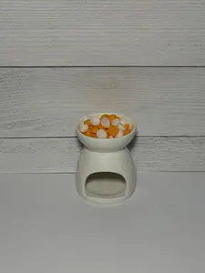 Aroma Dots - Dreamsicle- Orange and White Round Fragrance Dots, Wax Melts, Orange Scented, Vanilla Scented