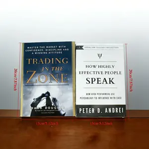 Trading in the Zone & How Highly Effective People Speak 2 Books Set by Mark Douglas & Peter D. Andrei – Master Trading Psychology & Communication Skills, Perfect Holiday Gift for Friends & Family