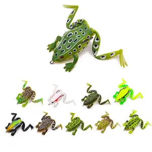 Artificial Frog Shaped Fishing Lure, 1 Count Simulation Fishing Bait, Fake Fishing Bait, Topwater Lure, Saltwater Fishing Lures, Outdoor Fishing Accessories