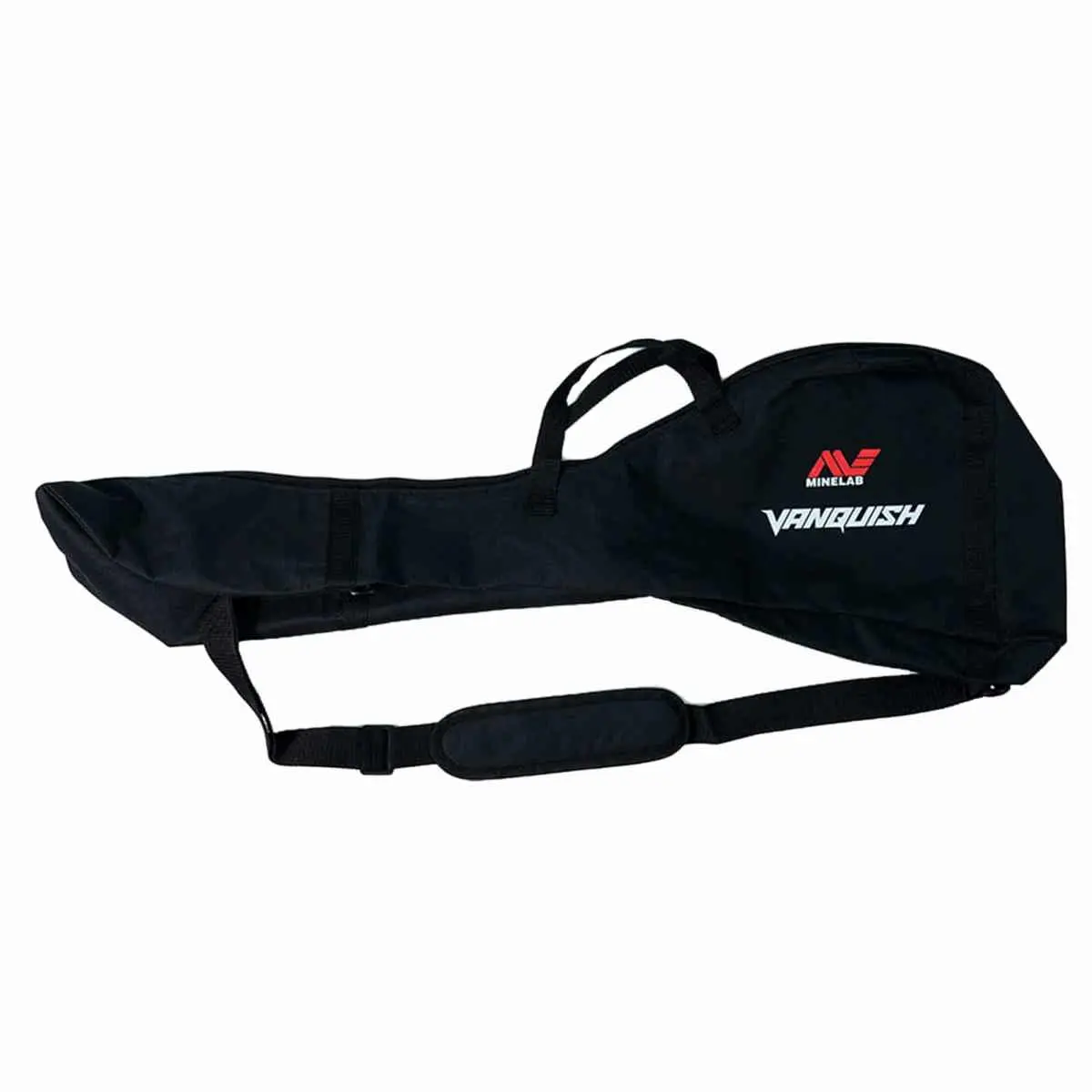 Minelab Protective Carry Bag for Vanquish Series Metal Detectors - Black Canvas, Shoulder Strap for Easy Transportation by Metal Detector Users