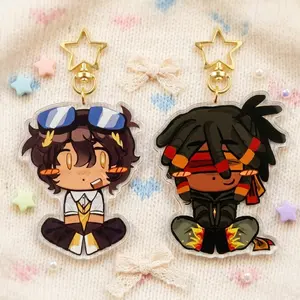 Unstable Universe MCYT Yt Translucent Acrylic Keychain, YT portable universe & lifesteal smp keychains perfect For Bags, Keys, Or Gifts