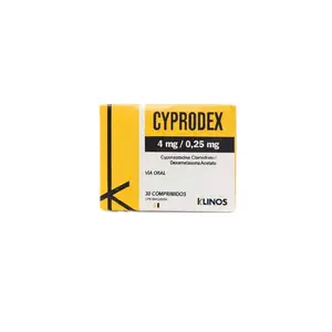 Klinos Cyprodex Capsules Supplement Multivitamin Nutrients Dietary Support 4 mg 0.25 mg 30 Comprimidos