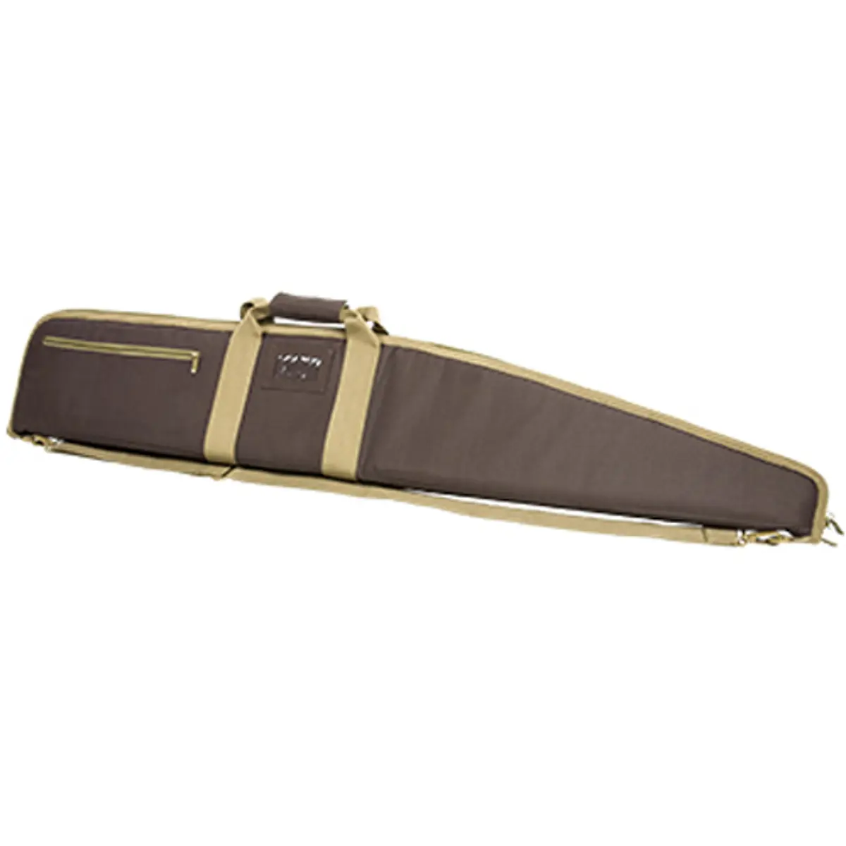 NcSTAR Vism 2958 Series Unisex Full-Length Padded Fabric Shotgun Case - 48x8 in, Brown, for Hunting & Shotgun Carry, Lockable Zipper