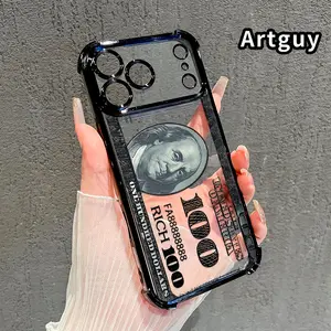 Numbers and Patterns Pattern Four Corner Anti-Fall Phone Case Transparent Electroplated Protective Cover for iPhone 17 Pro Max Air 16 15 Plus 14 13 12 11 E