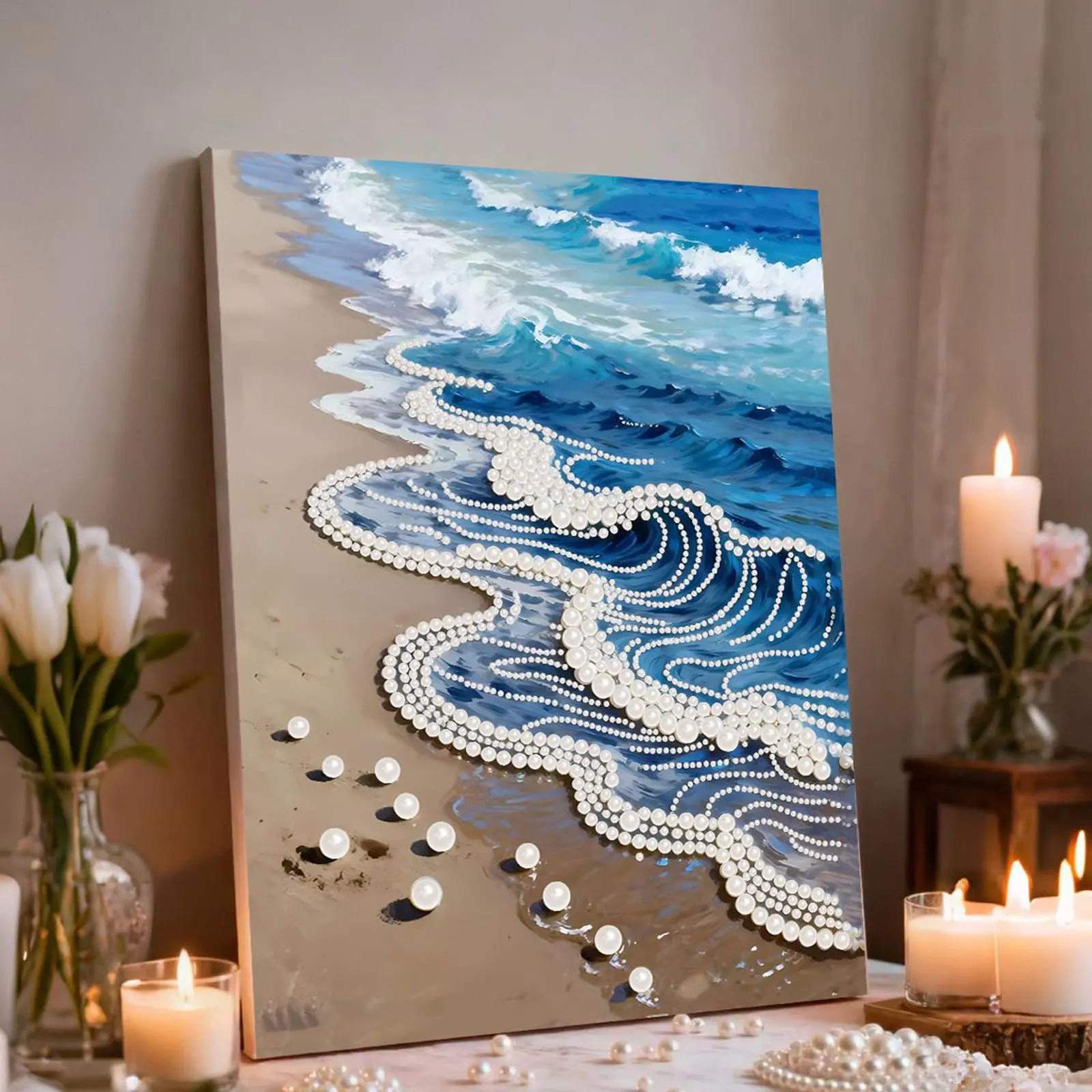 Light blue waves