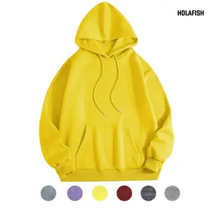 Holafish Women's Hoodies Sweatshirts Cute Long Sleeve Tops Loose Fleece Pullover Shirts with Pocket,Loose Hooded Sweatshirt Fall Winter Outfits 2025 Trendy Clothes