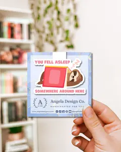 Sleeping Sloth Magnetic Bookmark