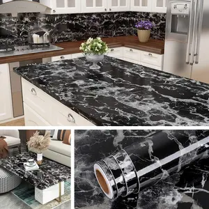 Waterproof Peel & Stick Countertop Contact Paper, Marble Design, Easy Install for Kitchen/bathroom/desk/cabinet Covers, Peel And Stick Wallpaper Designs