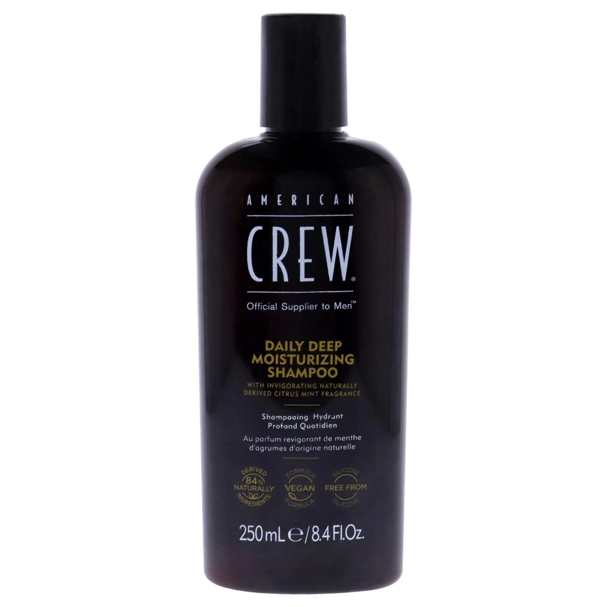 American Crew Daily Deep Moisturizing Shampoo for Men - 8.4 oz Haircare Product with Fragrance, Deep Hydration, Moisture Boost for Male Hair