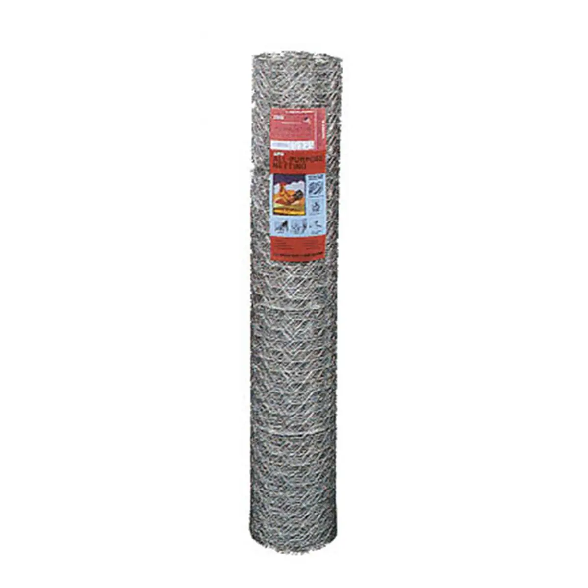 212 MAIN Galvanized Wire Hexagonal Mesh Poultry Netting with Reinforced Lines, 48in x 1502in Mat for Chicken Coop Enclosure & Animal Caging
