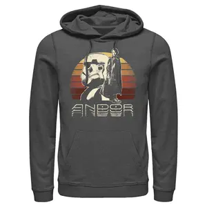 Men's Star Wars: Andor Cassian Rebel And Trooper Pull Over Hoodie