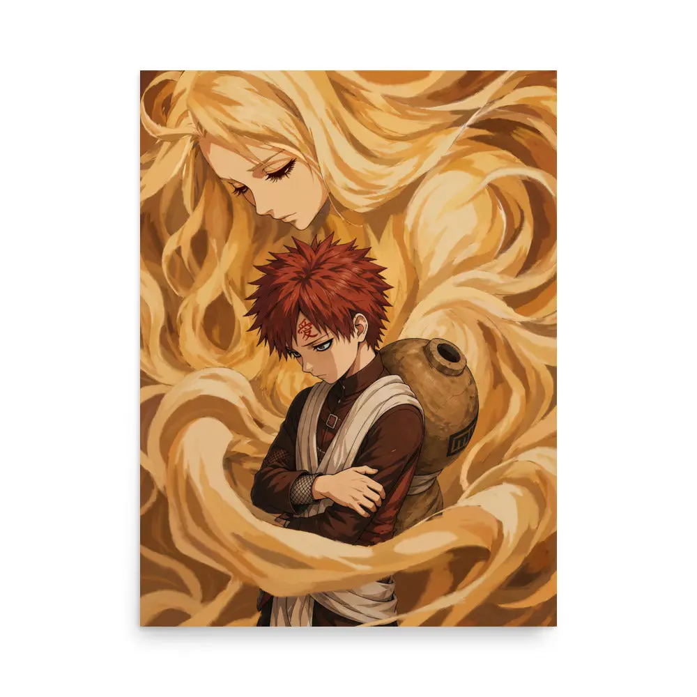 Gaara & Karura - Naruto Art Print Poster