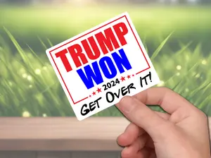 We Won Get Over it Trump 2024 Vinyl Decal Sticker