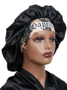 Women's Soft Comfortable Sleep Cap, Bonnets for Sleeping, Zodiac Leopard Print Design, Ideal Gift for Students & Couples, Perfect Christmas Present