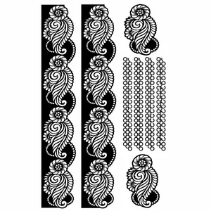 Complete Henna Stencil Set (Hands & Feet)