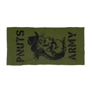 P-Nuts Army Beach Towel