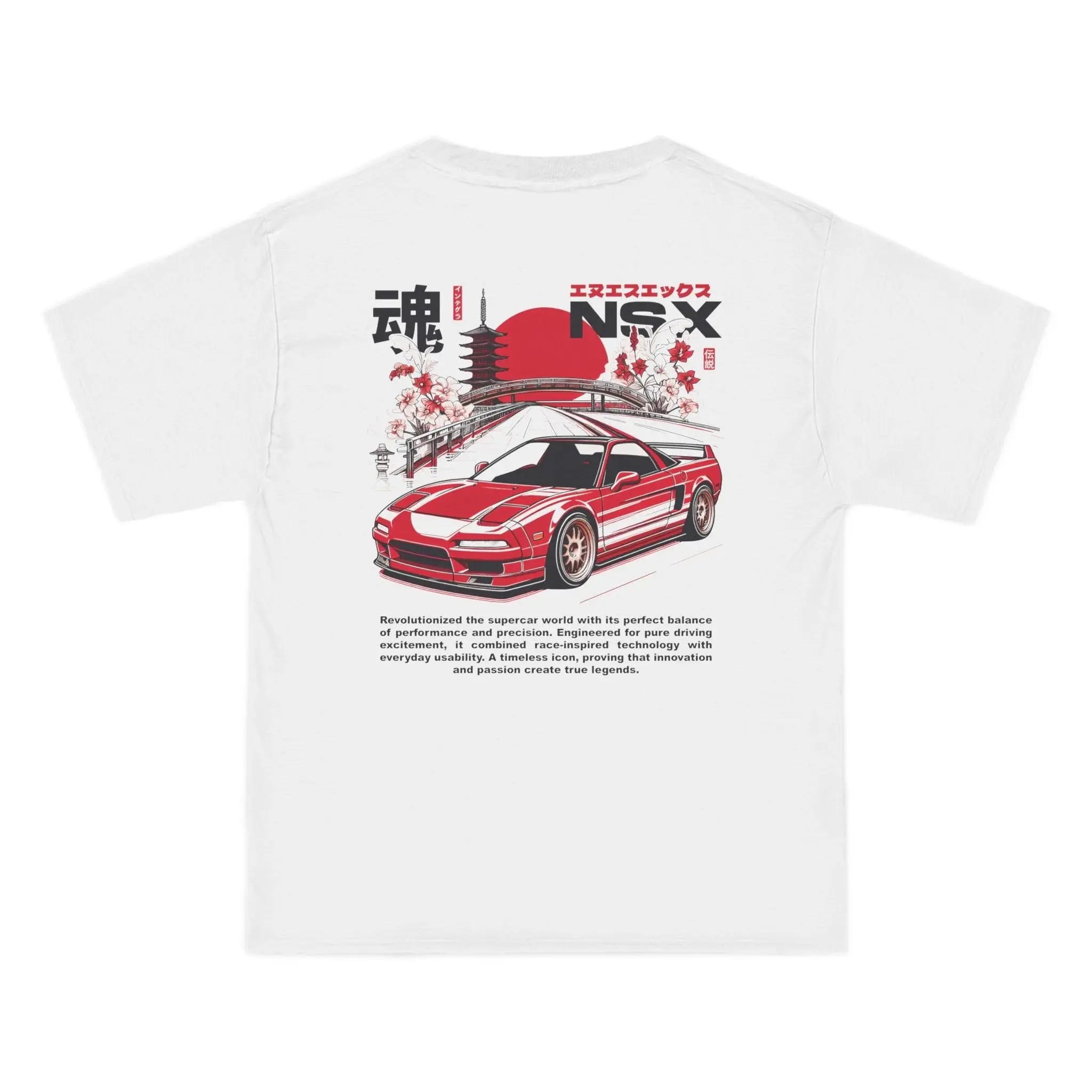 1991–2005 Acura NSX - JDM Legend Car Shirt – Car Enthusiast Graphic T-Shirt Sweatshirt Hoodie 2 Sided