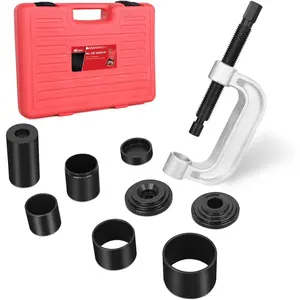 Nilight Ball Joint Press kit with 4x4 Adapters, Ball Joint Remove and Install Tools, 10 PCS Ball Joint Service Kit for Most 2WD and 4WD Cars and Light Trucks tire inflator pump dealsforyoudays