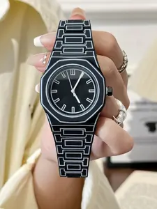 Stylish Couples Analog Quartz Watch for Men and Women, Plastic Case Multi-Season Wristwatch, Casual Trendy Wristwatch, Trendy Dopamine Design