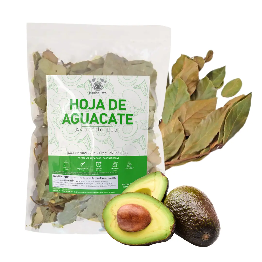 Criollo Avocado Loose Leaf Tea (4 oz/114g) - 100% Natural Herbal Beverage, Caffeine-Free, Non-GMO, Aromatic for Cooking or Tea Preparation