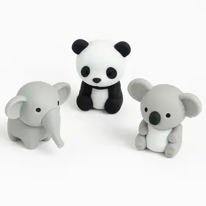 Jungle Animal Eraser Party Favors - Mega Value Pack