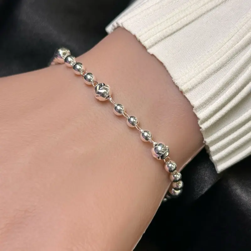 Brazalete candy media luna 7-8” 925