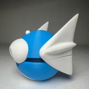 Dragon Type Trio (Dratini/Dragonair/Dragonite) -with stickers and distplay stands Figurine Trainer