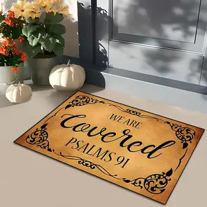 1 Piece Welcome Mat, Washable Floor Mat for Entrance Door, Bathroom, Living Room, Laundry Room, Home Decor, Spring Decor, Decorative Rug Mat