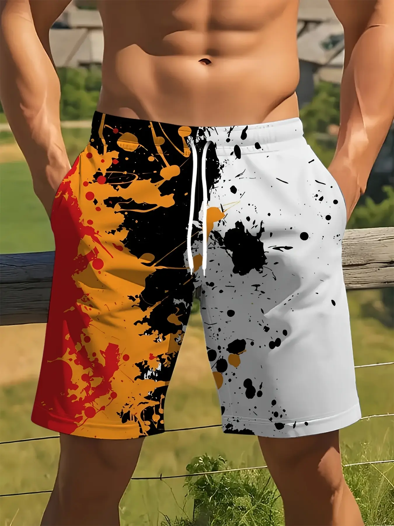Swimming, Outdoor Summer Activities (Multi-Color Options) - Machine Washable, Regular Fit, Quick-Dry Fabric for Comfort, Ideal for Workouts and Beach Wear, Swimsuit for Men, Mens Swim Shorts with Liner Brief, Dissolvable Swimming Shorts,