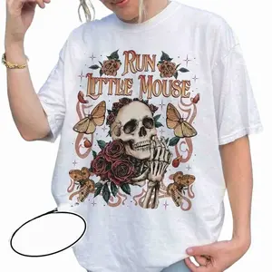 Run Little Mouse Shirt, Rose Skeleton Shirt, Haunting Adeline T-shirt, Dark Romance Merch, Smut Reader, Book Lover Gifts ZLRP0