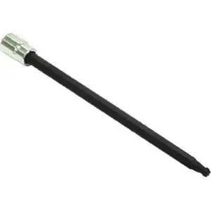212 MAIN T30 Ball Torx Extra Large Driver - 0.25 in., Chrome Finish, 6, Ball Tip