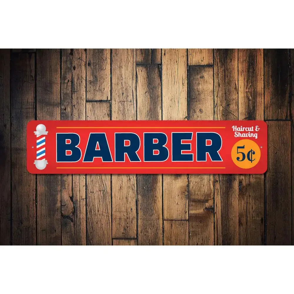 Vintage Barber Shop Sign