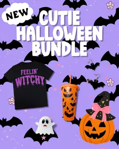 Cutie Halloween Bundle – 5 Glittery Spooky Witchy Treats Inside